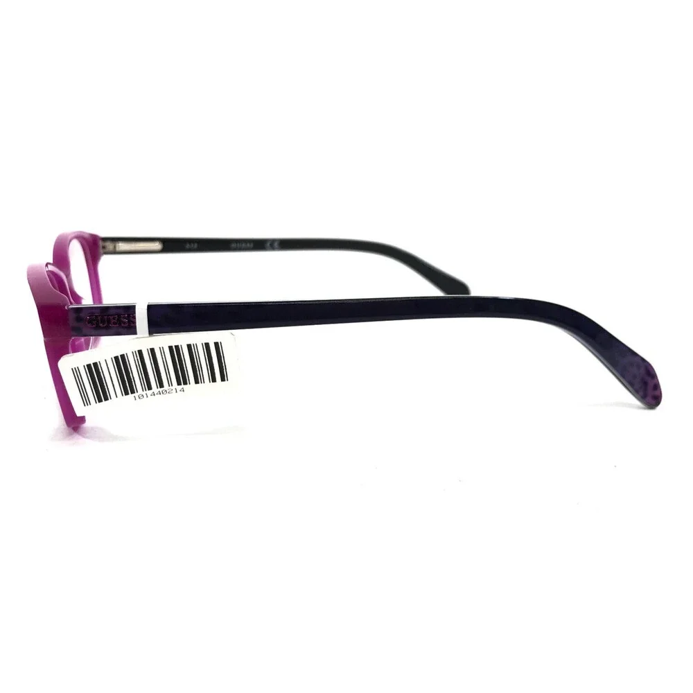 Guess Kids Eyeglasses Frame GU9158 081 Shiny Violet Rectangle Full Rim 46-15-130